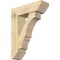 Ekena Millwork Balboa Slat Rough Sawn Bracket w/ Offset Brace, Douglas Fir, 8"W x 26"D x 34"H BKT0806X26X34BOA06RDF - alternate 1